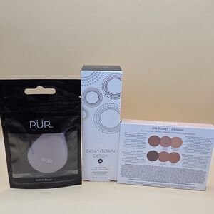 PUR Downtown Detox Black Lemon Mask On Point Eyeshadow Blending Applicator